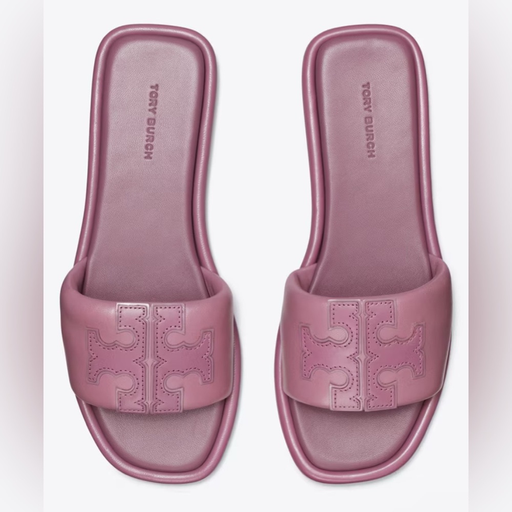 NWT-TORY BURCH-DOUBLE T SPORT SLIDE